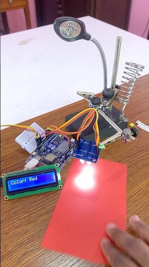 Color Detector using Arduino Uno R4 Wi-Fi #arduinoprojects #technology