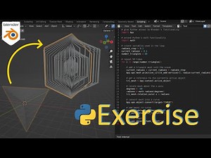 Beginner Blender Python Exercise: Repeating code with for loops