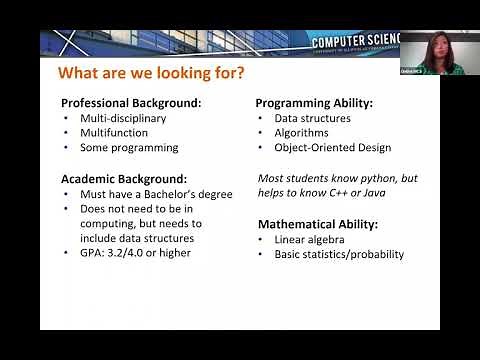 Get a Master's in Data Science or Computer Science From Illinois