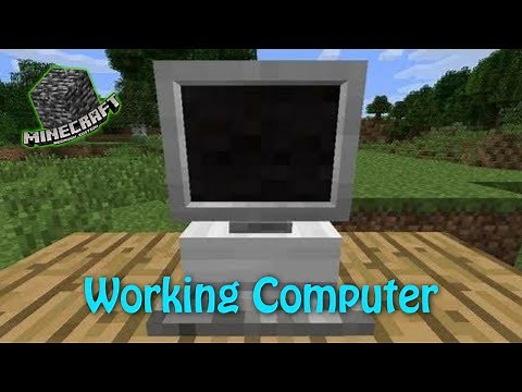 How to make a working computer in minecraft