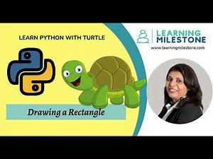 2 - Create a Rectangle - Learn Python with Turtle Graphics
