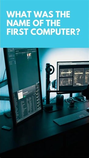 What Was The Name Of The First Computer? #firstcomputer #eniac #computinghistory