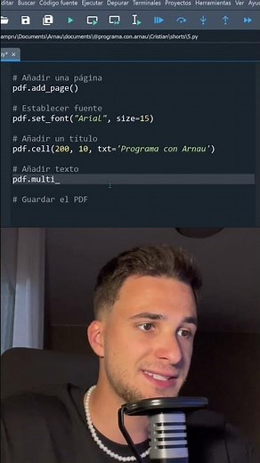 Crea un PDF en Python 📄🐍