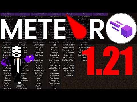 DOWNLOAD: Meteor Hacked Client - FREE - Minecraft Java 1.21