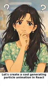 Cool React Particle Effect for beginners | React Random Particle Animation 🎉🎉