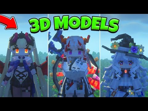 Yes Steve Model – How to Install and Load Custom 3D Character Models in Minecraft!