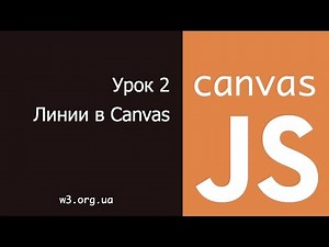 JavaScript Canvas 2. Рисуем линии