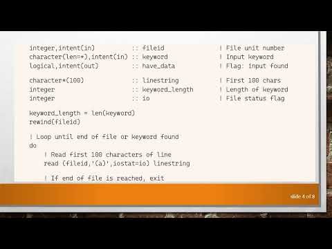 How to Read a Special Line in a .txt File Using Fortran