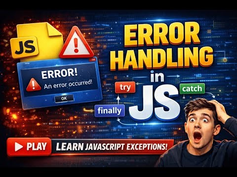 Error Handling in Javascirpt Explained Simply