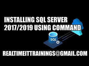 How to Install Sql Server 2017/2019 using Command prompt