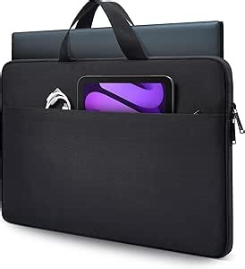 18-19 Inch Gaming Laptop Sleeve Carrying Case for 18 in Alienware 18 Area-51/m18 R2/m18 Gaming Laptop, 18" Razer Blade, 18" ASUS ROG Strix Scar 18 G18, Acer Nitro 5 18, MSI 18 inch Case Bag, Black