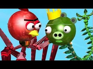 ANGRY BIRDS ♫ ALIENS vs. ROBOTS - EDITION ☺ 3D animated spoof
