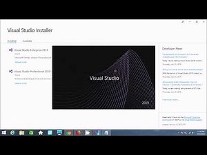 install node.js visual studio 2019