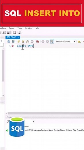 SQL INSERT INTO MySQL Workbench #sql #mysql #dataanalytics
