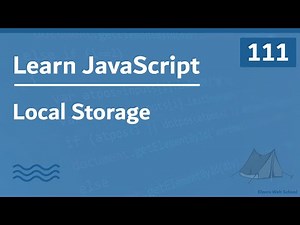 Learn JavaScript In Arabic 2021 - #111 - Local Storage