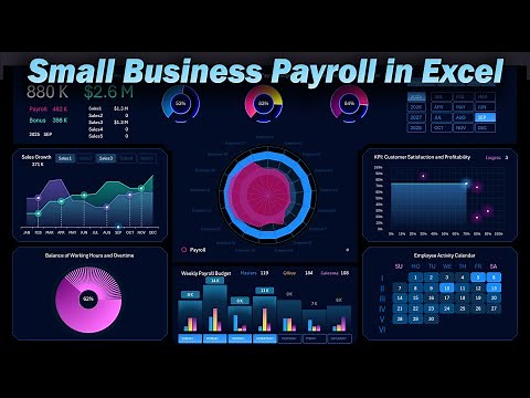 How to Create an Excel Payroll Dashboard for Small Business