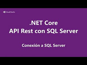 .Net Core - Rest API - Connecting to SQL Server