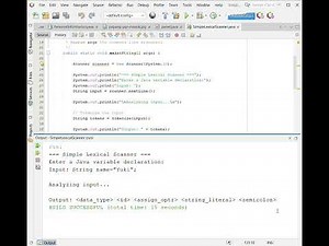 Simple Lexical Scanner in Java