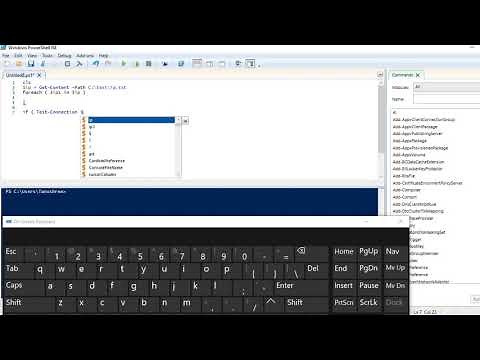 ping multiple ip address by powershell using test-connection command