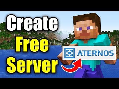 How To Create A Minecraft Server For Free Using Aternos (Java Edition)