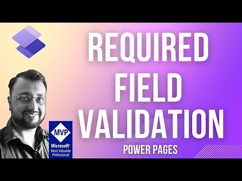 Required Field Validation in Power Pages