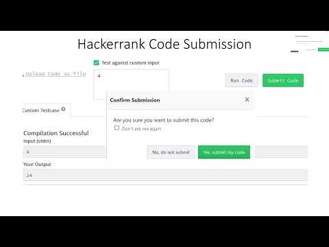 1 - Introduction to Hackerrank