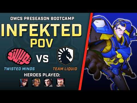 [ Infekted ] Gravitic Dominance | Twisted Minds vs Team Liquid | OWCS Preseason Bootcamp