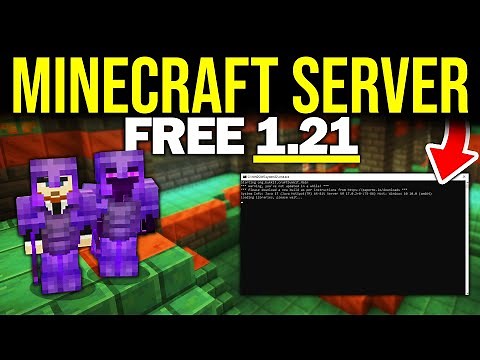 How To Make a Minecraft Server 1.21 (Play Java with Friends Free) (PC)