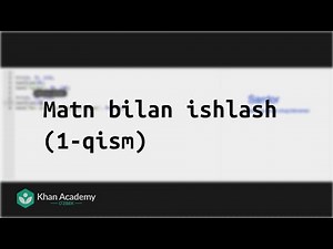 Matn bilan ishlash (1-qism) | JavaScript asoslari: chizish va animatsiya | Dasturlash