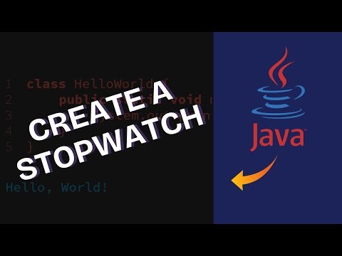 How to Create Stopwatch in Java using System Time 2025?
