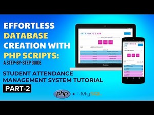 Student Attendance Management System. Execute SQL commands from PHP programs.PART-2