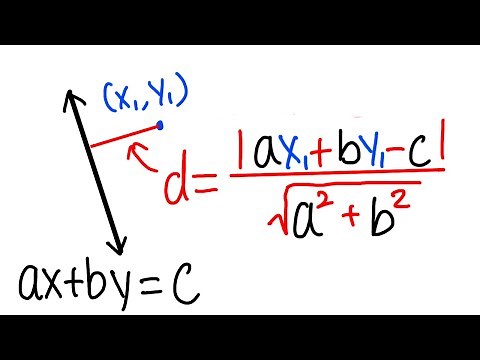 Finding the distance from a point to a line (using vectors)