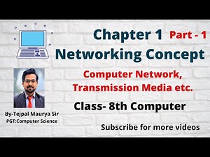 Class 8 Computer | Chapter 1 Networking Concept | Part 1 | Computer Network