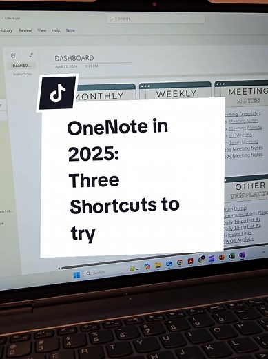 OneNote Productivity Tips: 3 Key Shortcuts for 2025