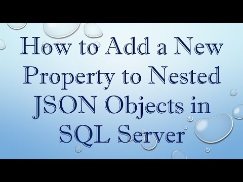 How to Add a New Property to Nested JSON Objects in SQL Server