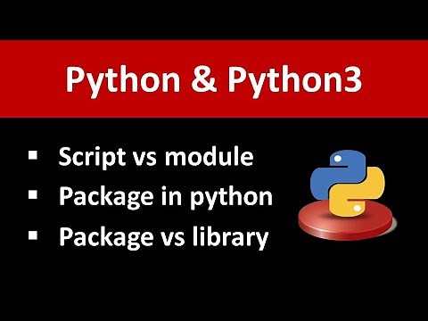 What is Package in Python|Difference Between Module and Package in Python,Package and Library