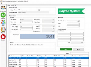 Payroll Management System in C# with Source Code - CodeAstro
