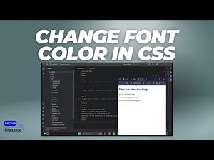 How to Change Font Color in CSS - Step-by-Step Guide [2025]
