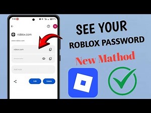 How To See Your Password in Roblox (Update 2025) | Know Your Roblox Password