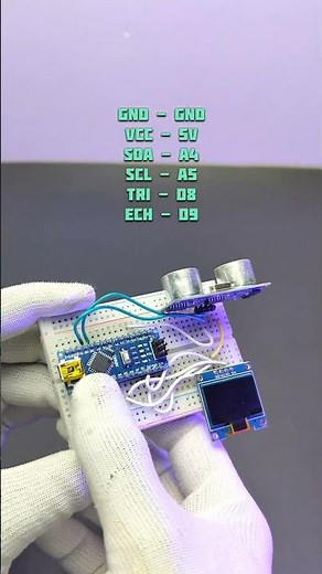 A simple Arduino Ultrasonic project #ultrasonic #arduino