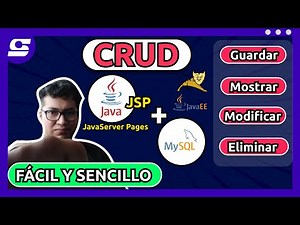 ¿CÓMO HACER UN CRUD(Guardar, Mostrar, Modificar y Eliminar) con Java JSP y MySQL? FÁCIL Y SENCILLO
