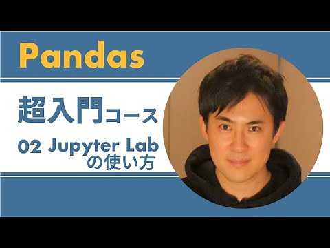 Pandas入門｜02.jupyter Labの使い方｜プログラムの記述や実行、表やグラフも表示できるPythonユーザーに人気のツール