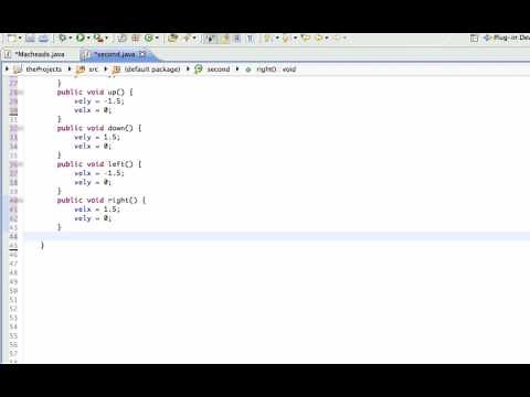 Java GUI Lesson 12 | Moving Graphics with arrow keys