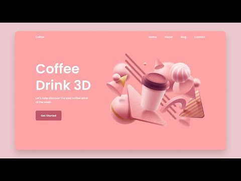 Responsive Landing Page Using HTML CSS And JavaScript | Responsive Web Design