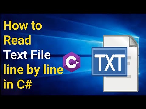 How to Read Text File line By line in C# visual studio [ Reading text files in C# Step by Step ]