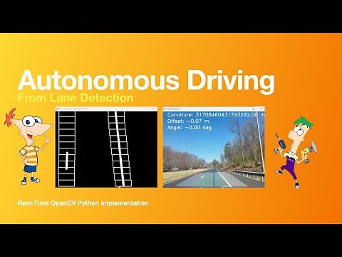 Lane Detection to Autonomous Driving | Calculate Offset & Steering Angle with Python & OpenCV