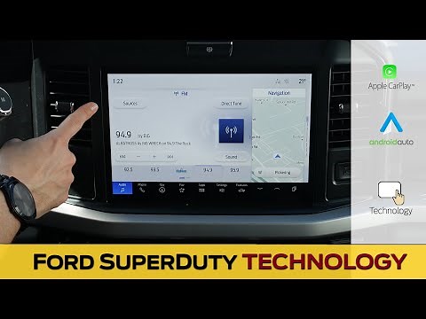 Sync 4 in the Ford SuperDuty | Apple CarPlay, Android Auto, Reboot and more! (2021-2025 models)