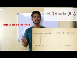 uses of this keyword in java || 3 uses you must know || part 5