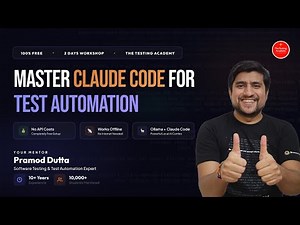 AI Meets QA: Master Claude Code as Manual Tester / Test Automation(with Ollama)(FREE)