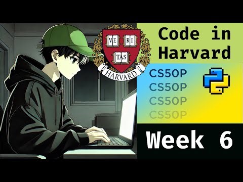 🔴 LIVE CS50 Python | Log 64 | Week 6 | Studying with Harvard for 1 Hour
